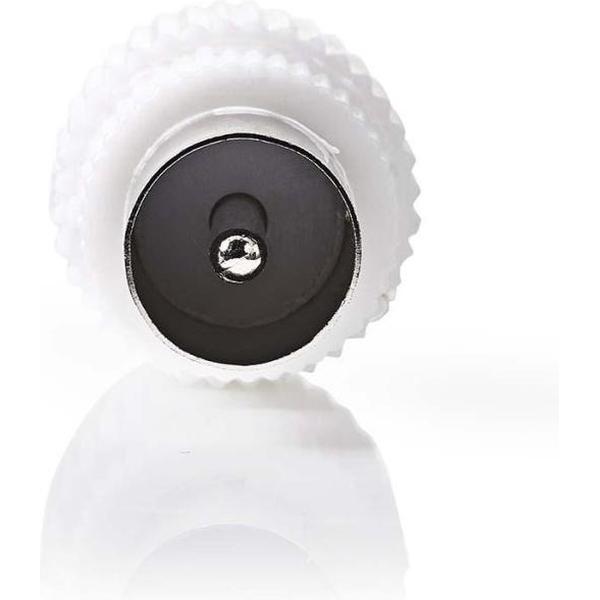 Nedis CSGP40903WT Iec (coax) -connector Male - 2 Stuks Wit