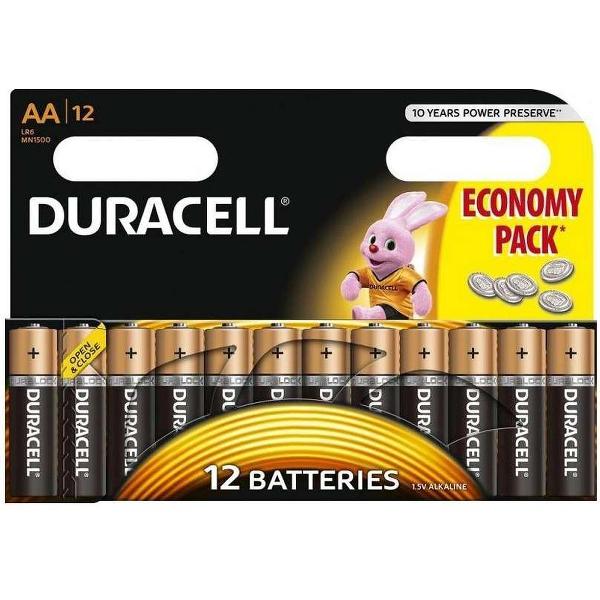 Duracell - Basic alkaline AA-batterijen 12 Pack