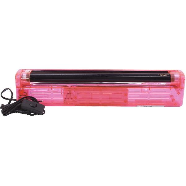 EUROLITE UV tube complete fixture 45cm 15W ABS red Blacklight