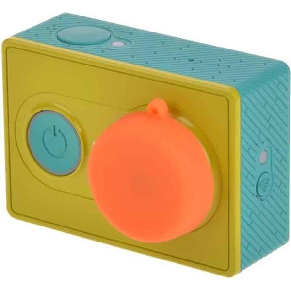 Siliconen lensdop voor Xiaomi Yi / GoPro Hero4 / 3+ / 3 (oranje)