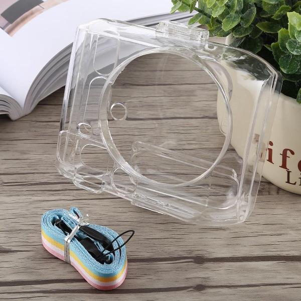 Beschermende Crystal Shell Case met riem voor FUJIFILM instax mini 70 (transparant)