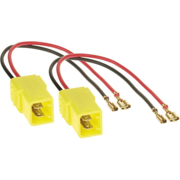 Speaker Adapter Kabel (2 x) Diverse modellen Alfa Romeo - Citroën - Fiat - Lancia - Peugeot