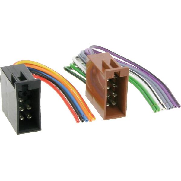 Radio Aansluitkabel ISO aansluitingen apart > losse uiteinden