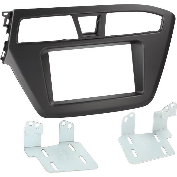 2-DIN Paneel Hyundai I20 2014-2019 Kleur: Zwart