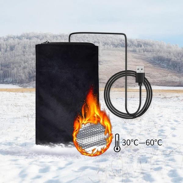 STARTRC Batterijbeschermer Oplaadzak USB Automatische verwarming Isolatie Brandwerende tas voor DJI Mini 2