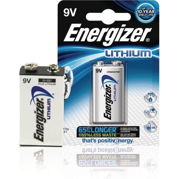 Energizer Enlithium9 vp1 Ultimate Lithium Batterijen 9v 1-blister