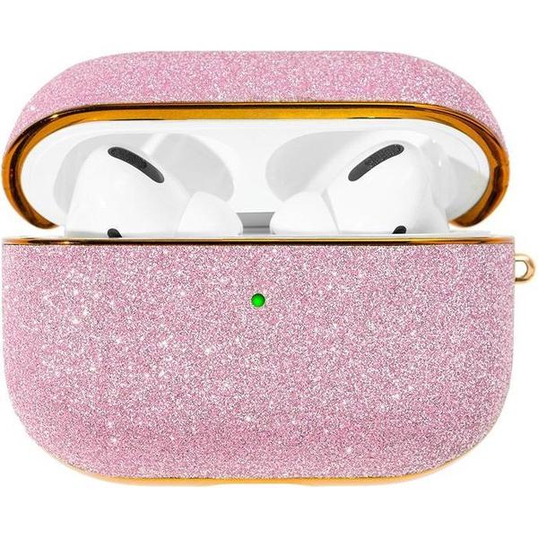 Bling shiny glitter case for AirPods Pro - Roze