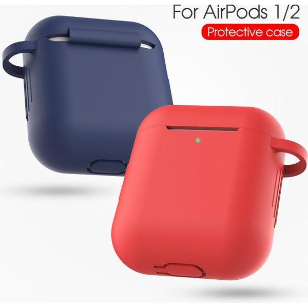 siliconen hoesje Airpod case - TWS i12 hoesje geschikt voor Airpod 1 en Airpod 2