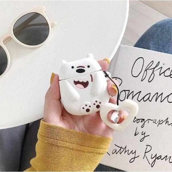 WeBareBears airpods case ice bear - airpods 1 - airpods case - airpods - case - airpods hoes - wijbloteberen - ice bear - we bare bears - airpods 2 - airpod - apple