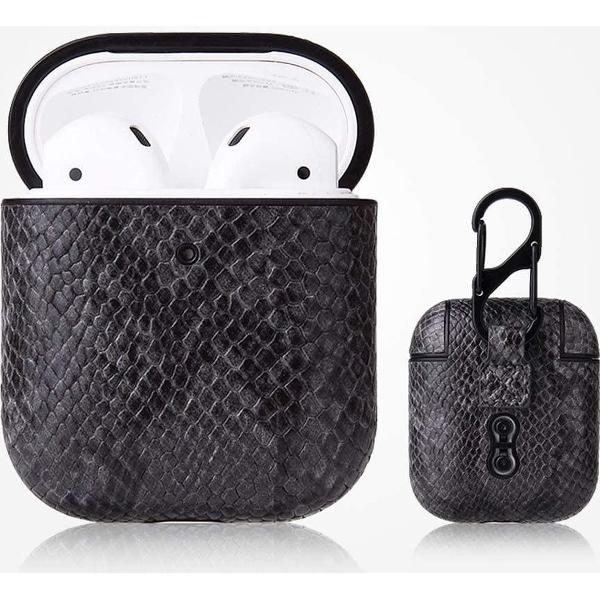 Shieldcase Guilty Grey Snake Print Case geschikt voor Airpods case - donkergrijs