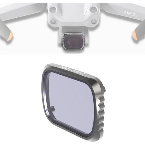 JSR KS NACHT Lichtvervuilingsreductie Lensfilter voor DJI Air 2S, aluminium frame
