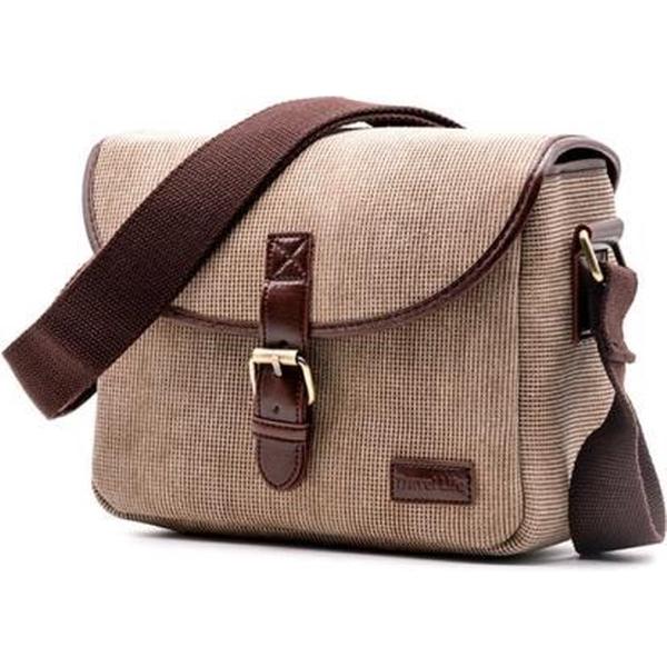 Retro Foto Camera Bag Case Cover Voor Canon EOS 200D 77D 7D 80D 800D 1300D 6D 70D 760D 750D 700D 600D 100D 1200D 1100D SX540 (Donker Kaki)