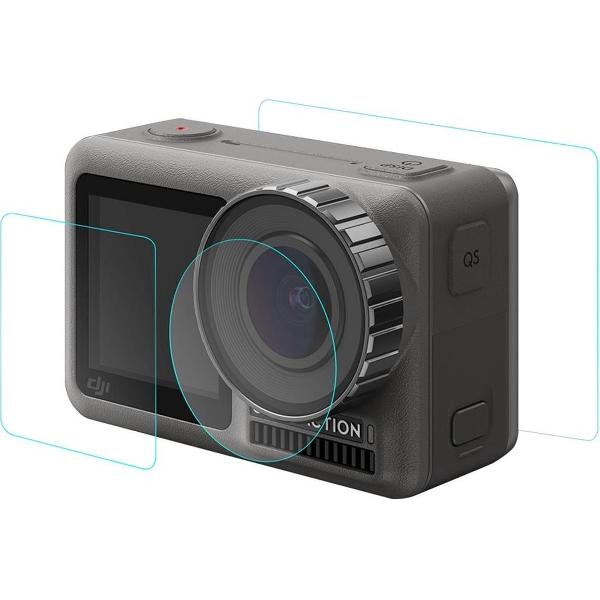 PULUZ-lens + LCD-scherm aan de voor- en achterkant van gehard glas voor DJI Osmo Action