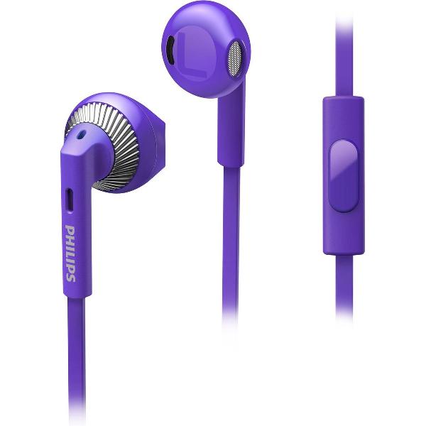 Philips Oordopjes SHE3205PP/00 - Hoge Geluidskwaliteit - Ultiem Draagcomfort - Paars
