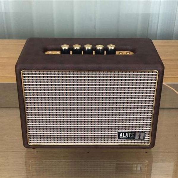 Hoogwaardig luidsprekermodel decoratie-rekwisieten Luidspreker Echt machinaal gemaakt luidsprekermodel, kleur: bruin (groot)