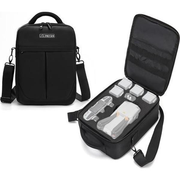 Ugrade Shockproof Waterproof Single Shoulder Storage Travel Carrying Cover Case Box voor DJI Air 2S (zwart)