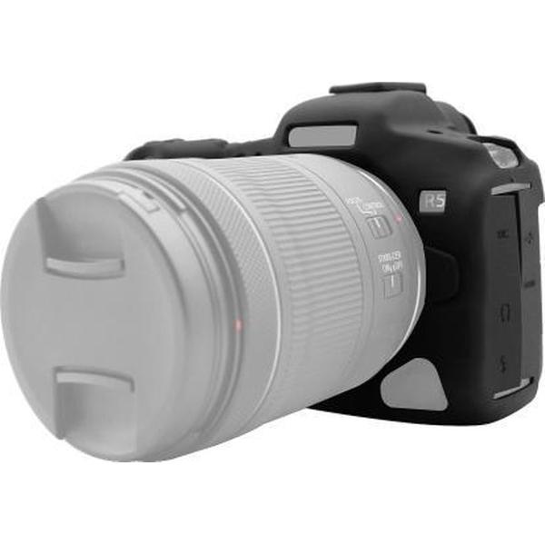 PULUZ zachte siliconen beschermhoes voor Canon EOS R5 (zwart)