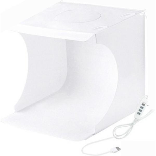 Dakta® Fotostudio | Studiolamp | Opvouwbaar | Fotografie | Studio | Fotografie accessoires | Lampen | Mini | Verlichting | Portret | Ringlight | Lightbox