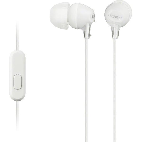 Sony MDR-EX15AP - In-ear oordopjes - Wit
