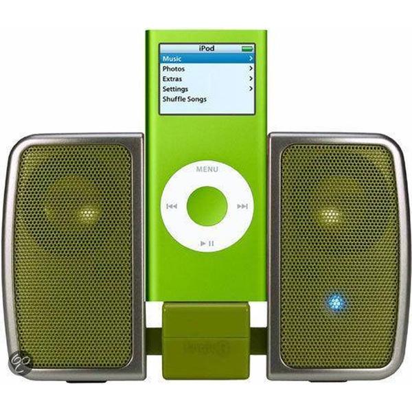 Logic3 i-Station Traveller voor iPod / iPhone - Groen