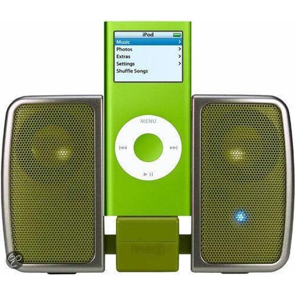 Logic3 i-Station Traveller voor iPod / iPhone - Groen