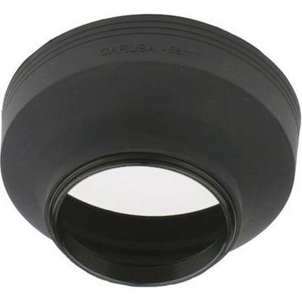 Caruba Rubberen Zonnekap 3in1 58mm 5,8 cm Zwart