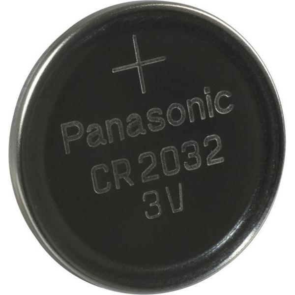 Panasonic CR2032 - DL2032 225mAh 3V lithium knoopcelbatterij - 1 stuk