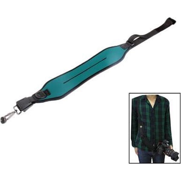 Anti-slip elastisch neopreen Quick Sling Strap voor camera (diepgroen)