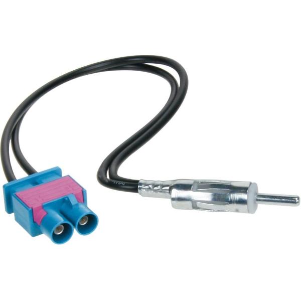 Antenne Adapter DIN Dubbel-FAKRA (m) > DIN (m) Audi -Seat -Maserati -Volkswagen -Skoda -Scania
