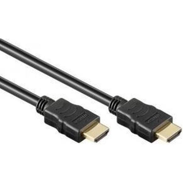 ADJ 300-00043 HDMI A/V Cable [HDMI->HDMI, M/M, High Speed, Screened, 3m, Black]