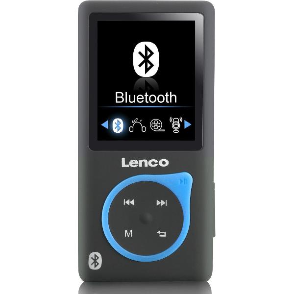 Lenco XEMIO-768 Blue - MP3-Speler met Bluetooth inclusief 8GB micro SD en sport oordopjes - Blauw