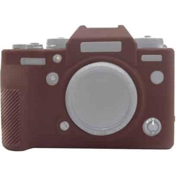 PULUZ zachte siliconen beschermhoes voor Fujifilm X-T4 (koffie)