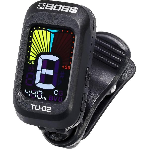 Boss TU-02 - Chromatische clip-on tuner voor gitaar en bas