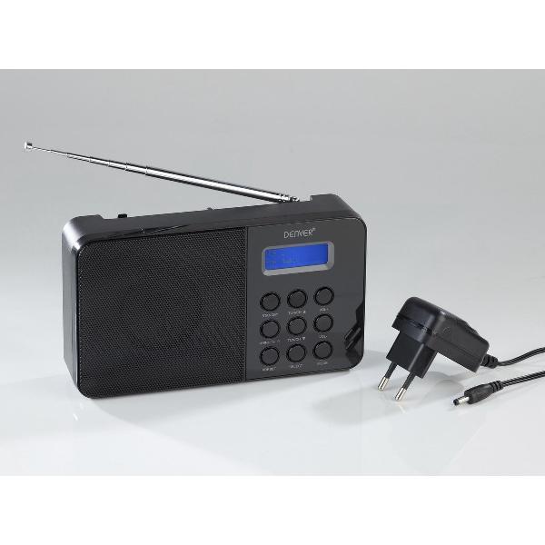 Denver DAB-33 - Radio met DAB+ Digital radio - Zwart