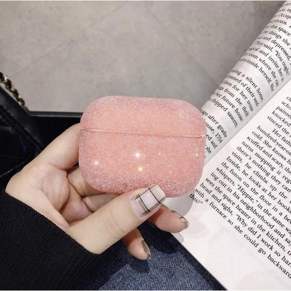 Apple AirPods PRO glitter hard case - roze -