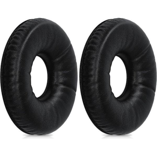 kwmobile 2x oorkussens voor AKG K121 /K121S /K141/ K142 MK II HD koptelefoons - imitatieleer - voor over-ear-koptelefoon - zwart