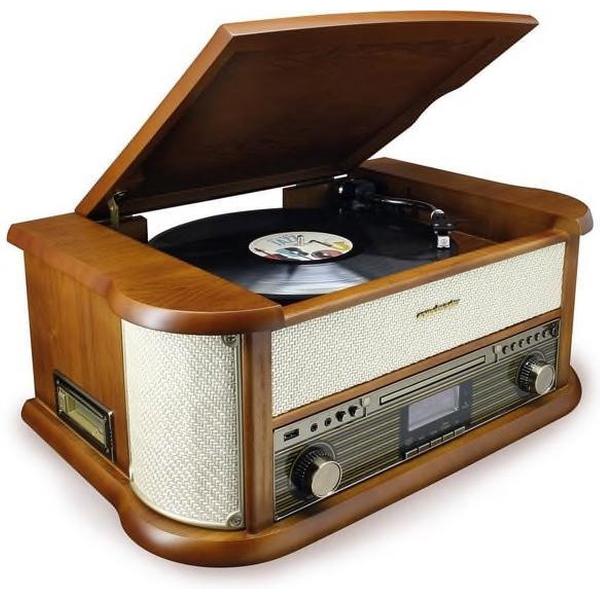 Soundmaster NMC549DABBE - nostalgisch muziekcenter - met bluetooth