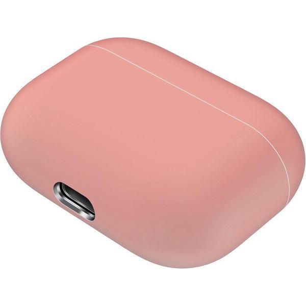 Case Cover Voor Apple Airpods Pro- Siliconen design-Lichtroze Watchbands-shop.nl