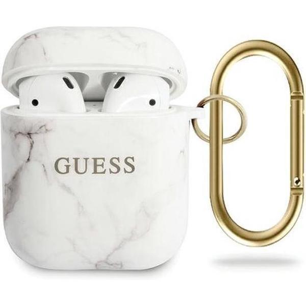 Guess Airpod - Airpod 2 Case Wit - Marble met Ring