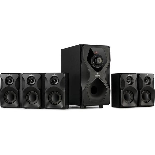 auna Concept 720 5.1 luidsprekersysteem 95 W RMS OneSide subwoofer , Bluetooth / USB / SD