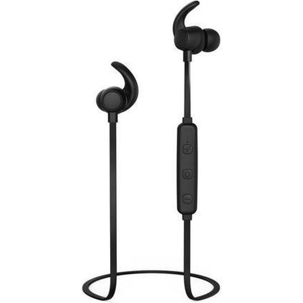 Thomson WEAR7208BK Bluetooth®-koptelefoon, in-ear, microfoon, ear-hook, zwart
