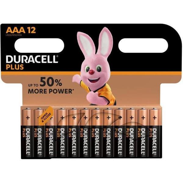 Duracell Plus Power Duralock Alkaline AAA/LR03 blister 12