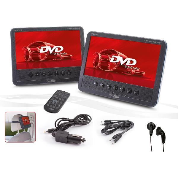 Caliber MPD278 - Portable DVD-speler met 2 schermen - 7 inch