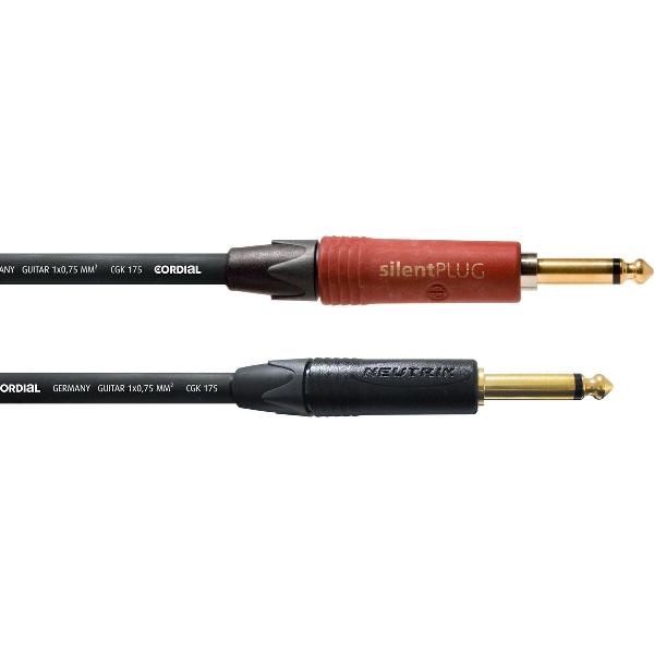 Cordial CSI 3 PP-SILENT 3m 6.35mm 6.35mm Zwart audio kabel