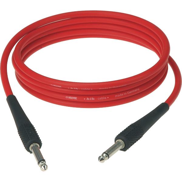 Instrumentenkabel 3m rood KIK, KIK3,0PP RT