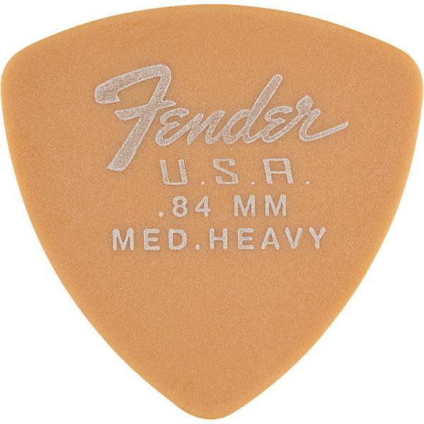 Fender 346 Dura-Tone Picks, set van 12, 0,84 mm, Butterscotch Blonde