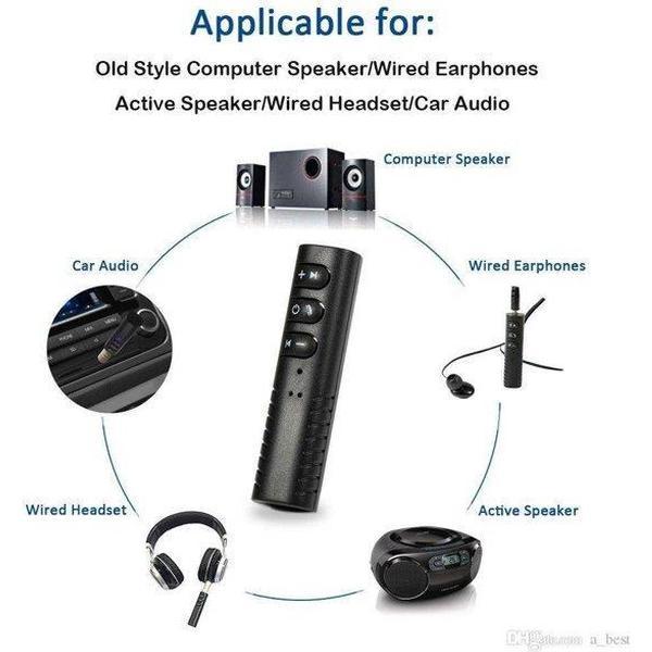 Colorfone PREMIUM Bluetooth Ontvanger / TPU / Universeel / Zwart