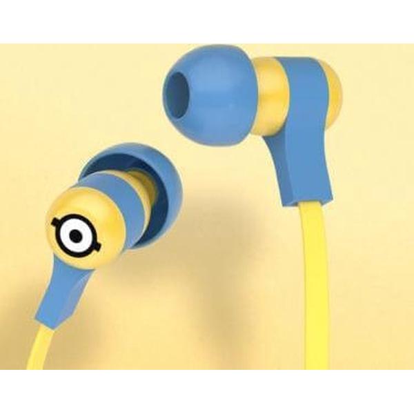 Tribe EPW12100 hoofdtelefoon/headset In-ear Blauw, Geel 3,5mm-connector