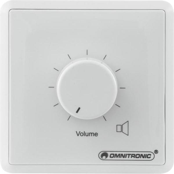 OMNITRONIC PA Volume Controller 120 W mono wh