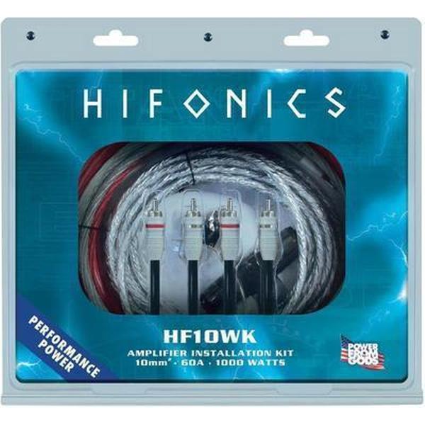 Hifonics CR-10WK Car-HiFi versterker aansluitset 10 mm²